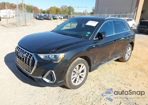 2021 Audi Q3 Premium 45 Tfsi S Line Quattro Tiptronic z USA, uszkodzony, nr VIN WA1DECF3XM1142050